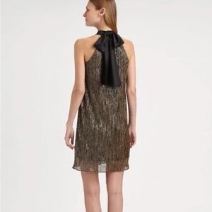 Metallic Bow Cocktail Dress - Laundry by Shelli Segal